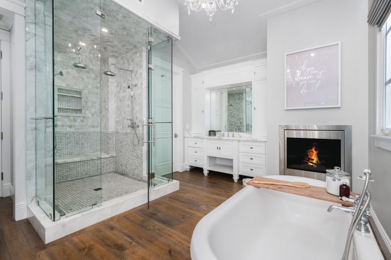 Bathroom with Large Walk-In Shower